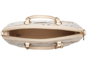 Brahmin Copa Cabana Large Duxbury Satchel Ivory One Size